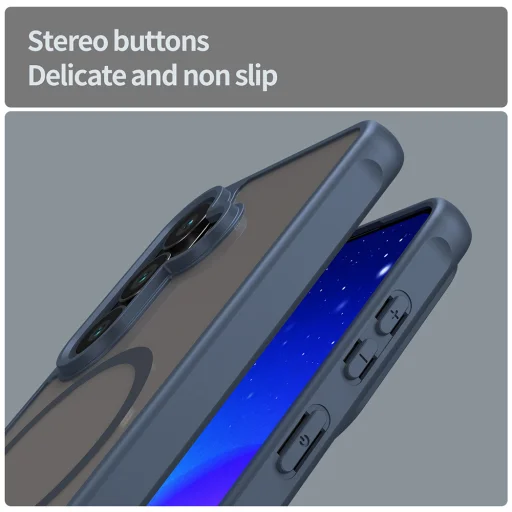 Samsung Galaxy S26 tmavomodré Techsuit HaloFrost II MagSafe puzdro - 4