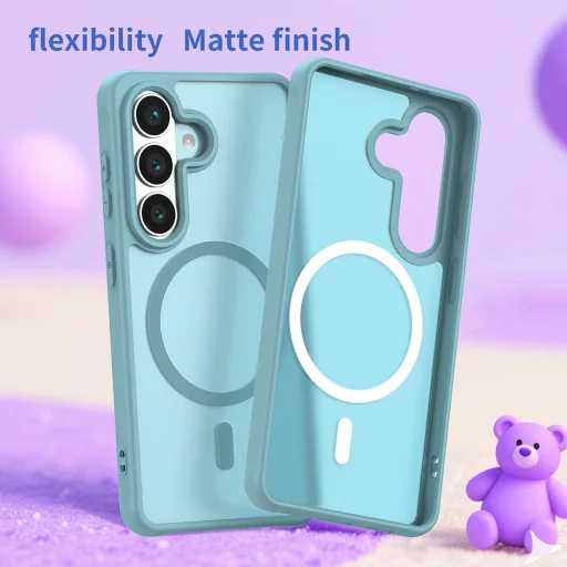 Samsung Galaxy S26 Techsuit HaloFrost II MagSafe mätovo zelené puzdro - 2