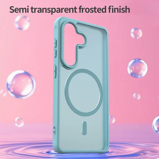 Samsung Galaxy S26 Techsuit HaloFrost II MagSafe mätovo zelené puzdro - 4