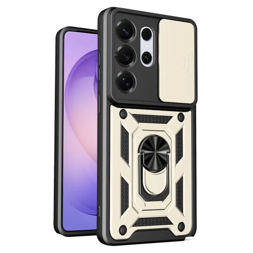 Samsung Galaxy S26 Ultra Zlaté Techsuit CamShield Séria puzdro - 1