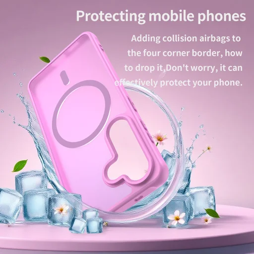 Samsung Galaxy S26 ružové puzdro Techsuit HaloFrost II MagSafe - 5