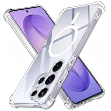 Samsung Galaxy S26 Ultra Priehľadné Techsuit Nárazuvzdorné Silikónové MagSafe Puzdro