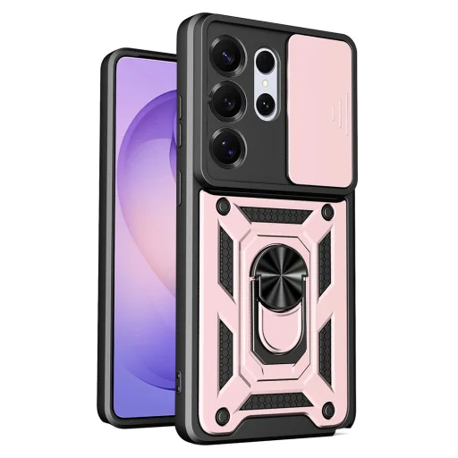 Samsung Galaxy S26 Ultra ružovozlaté Techsuit CamShield Series puzdro - 1