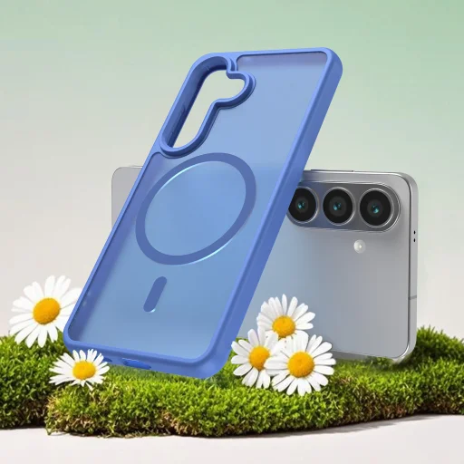 Samsung Galaxy S26 Nebeskomodrý Techsuit HaloFrost II MagSafe obal - 5