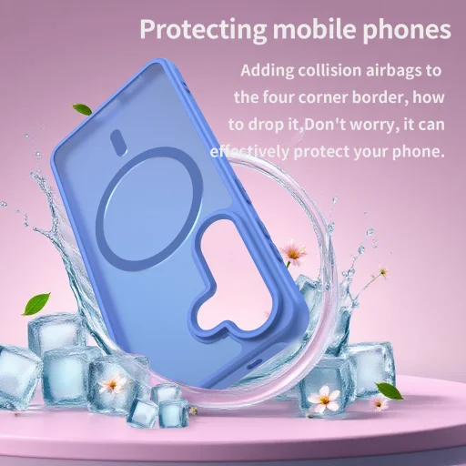 Samsung Galaxy S26 Nebeskomodrý Techsuit HaloFrost II MagSafe obal - 4