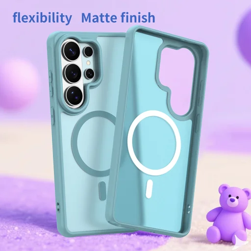 Samsung Galaxy S26 Ultra mätovo zelené Techsuit HaloFrost II MagSafe puzdro - 2