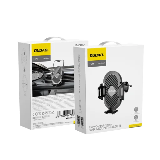 Dudao F2+ držiak na mobil do vetracej mriežky s klipom – čierna - 10
