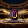 Dudao Y22 Bezdrôtový Reproduktor s RGB Podsvietením Bluetooth 5.3 - Čierny thumbnail