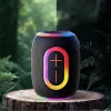 Dudao Y22 Bezdrôtový Reproduktor s RGB Podsvietením Bluetooth 5.3 - Čierny thumbnail
