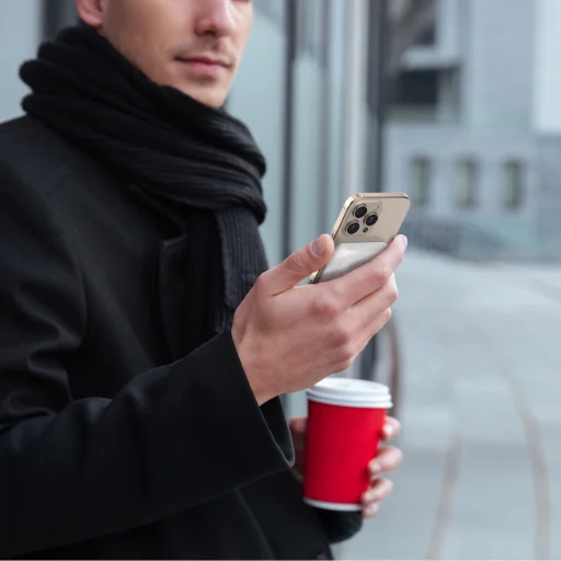 Dudao K26 powerbanka 10000mAh 20W USB-A / USB-C / MagSafe - Biely - 4