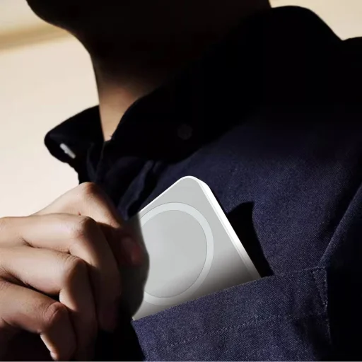 Dudao K26 powerbanka 10000mAh 20W USB-A / USB-C / MagSafe - Biely - 6