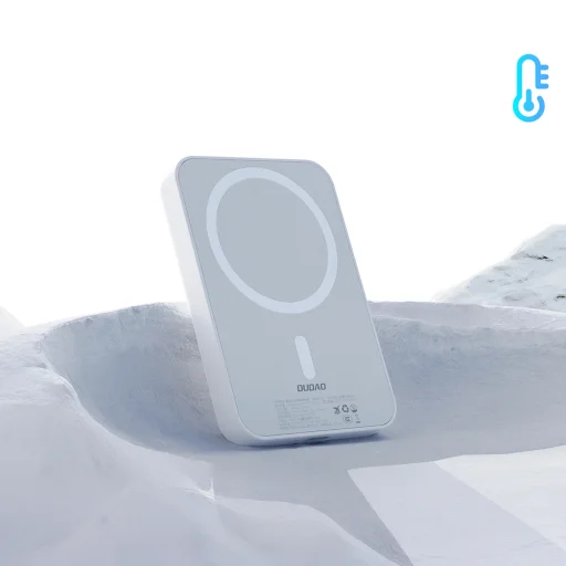 Dudao K26 powerbanka 10000mAh 20W USB-A / USB-C / MagSafe - Biely - 9