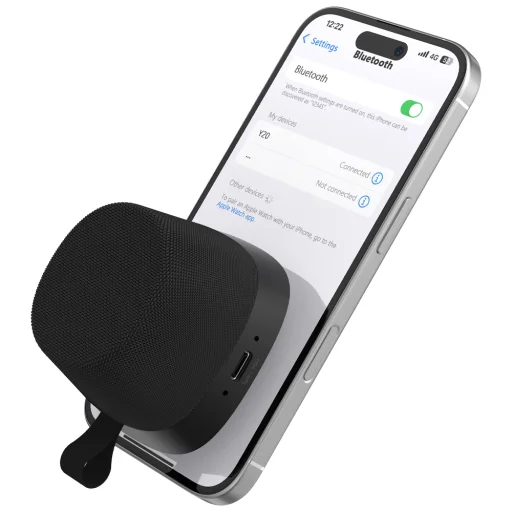 Dudao Y20 Bezdrôtový Reproduktor S Magnetickým Držiakom Bluetooth 5.3 - Čierny - 7