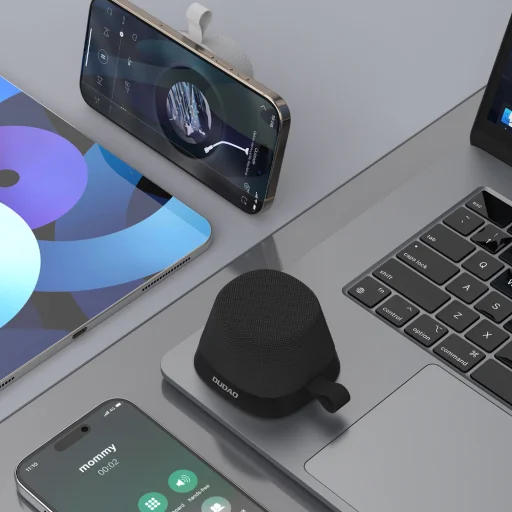 Dudao Y20 Vezeték nélküli Hangszóró Mágneses Tartóval Bluetooth 5.3 - Fekete - 5