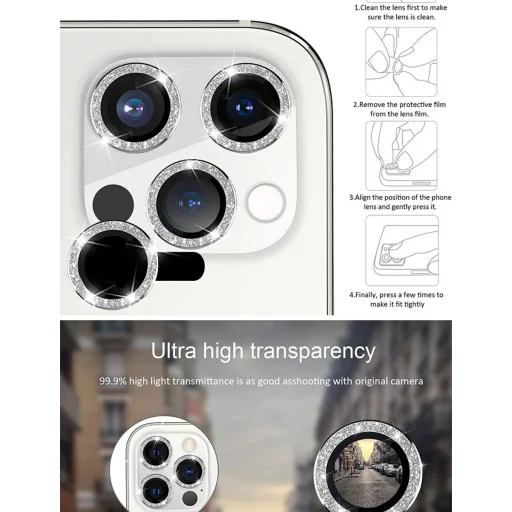 Samsung Galaxy S26 Plus zlaté tvrdené sklo HARD DIAMOND na objektív kamery (3 kusy objektívu) - 9