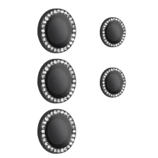 Samsung Galaxy S26 Ultra čierne HARD DIAMOND Tvrdené ochranné sklo na 5 šošoviek fotoaparátu