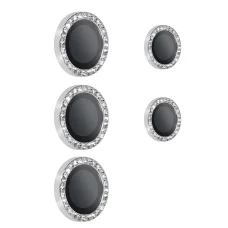 Samsung Galaxy S26 Ultra Strieborná ochranná fólia z tvrdeného skla HARD DIAMOND na fotoaparát (5-dielna ochrana objektívu)