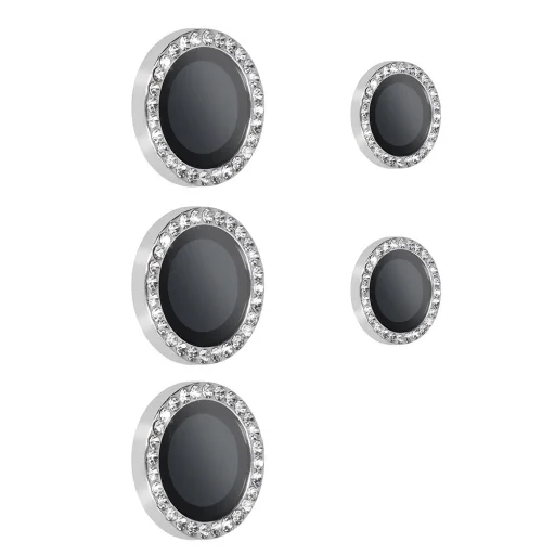 Samsung Galaxy S26 Ultra Strieborná ochranná fólia z tvrdeného skla HARD DIAMOND na fotoaparát (5-dielna ochrana objektívu) - 1