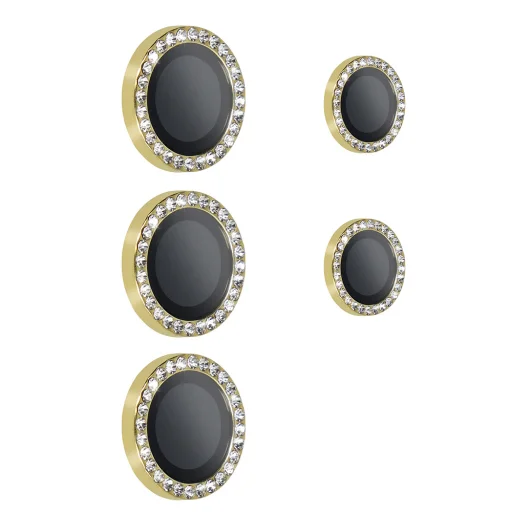 Samsung Galaxy S26 Ultra zlaté tvrdené sklo HARD DIAMOND na objektív (5 kusov) - 1