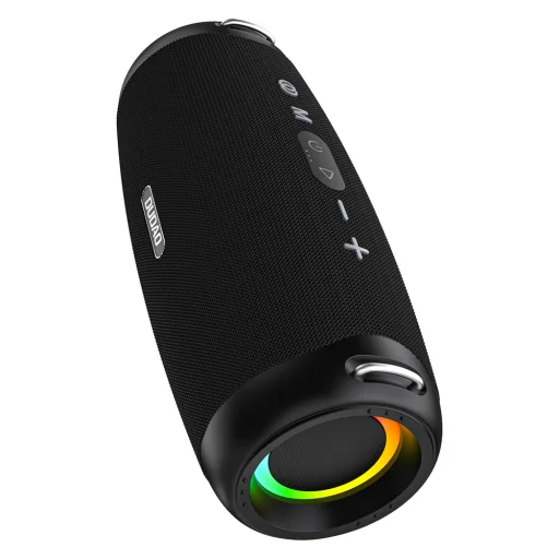  Dudao Y21 Pro Fekete Vezeték nélküli Hangszóró RGB Háttérvilágítással Bluetooth 5.3 - 80 W - 2