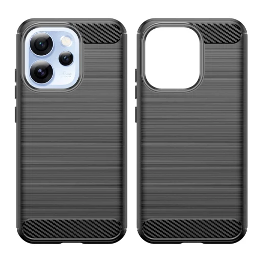 Oppo Reno15 Pro čierny Techsuit - karbónový silikónový kryt - 2