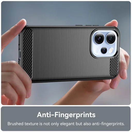 Oppo Reno15 Pro čierny Techsuit - karbónový silikónový kryt - 4