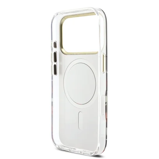 iPhone 17 Pro Guess TPU Trblietavé Čerešňové MagSafe puzdro - 6