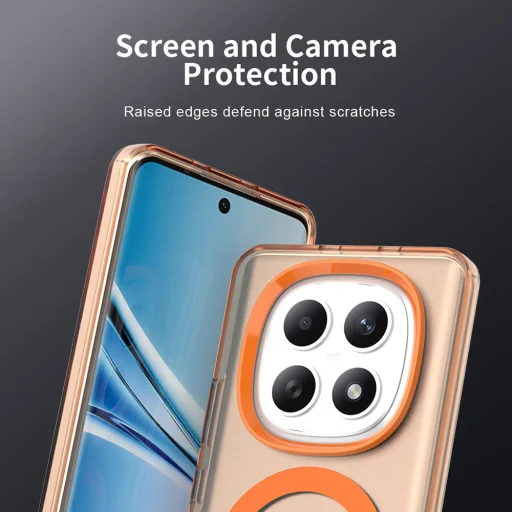 Xiaomi Redmi Note 15 5G / Poco M8 5G Oranžové Techsuit CandyCase MagSafe puzdro - 3