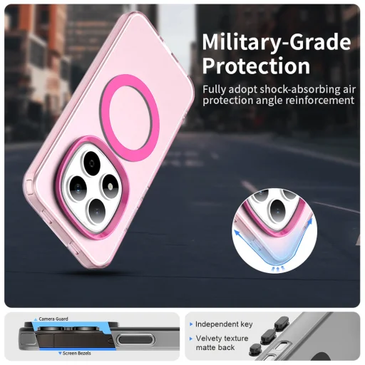 Xiaomi Redmi Note 15 Pro 5G ružový Techsuit CandyCase MagSafe obal - 5