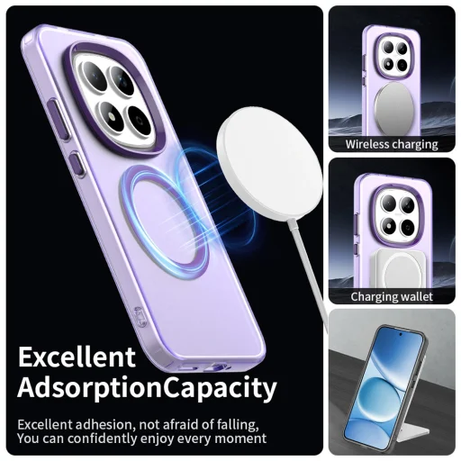 Xiaomi Redmi Note 15 Pro 5G Fialové Techsuit CandyCase MagSafe puzdro - 4