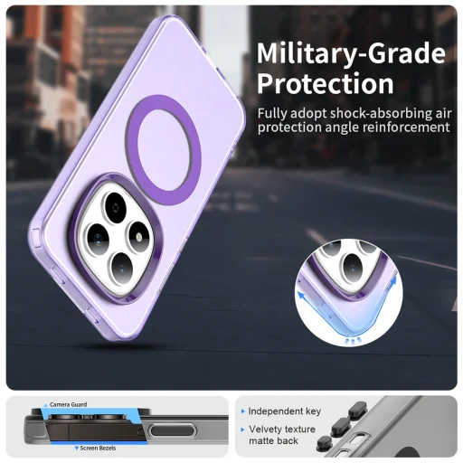 Xiaomi Redmi Note 15 Pro 5G Fialové Techsuit CandyCase MagSafe puzdro - 5