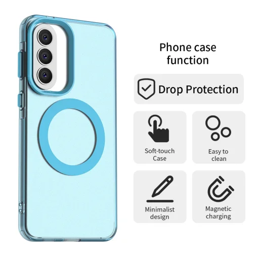 Samsung Galaxy A37 5G Modrý Techsuit CandyCase MagSafe puzdro - 2