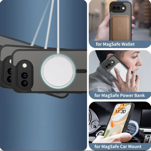 Xiaomi Redmi 10A Tech-protect Magmat Magsafe obal Čierny - 5