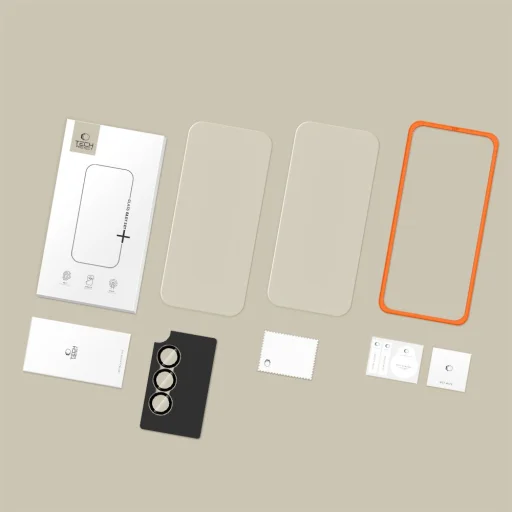 Samsung Galaxy A57 5G Tech-protect Easy Set+ ochranné sklo 3-balenie, Priehľadný - 8