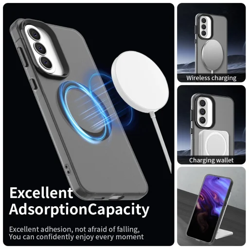 Samsung Galaxy A37 5G Čierny Techsuit - CandyCase MagSafe puzdro - 5