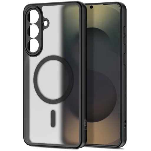 Samsung Galaxy S26 Plus Tech-protect Basicmag Magsafe matné čierne puzdro - 2