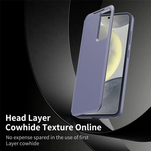 Samsung Galaxy S26 Ultra Fialové puzdro série Techsuit SmartView - 2