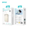 BWOO 10000 mAh 20W Power Bank USB-C kábellel és kijelzővel rosegold thumbnail