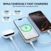 BWOO 10000 mAh 20W Power Bank USB-C kábellel és kijelzővel rosegold thumbnail