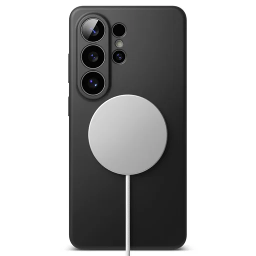 Samsung Galaxy S26 Ultra Ringke Silikónové Magnetické MagSafe čierne puzdro - 4