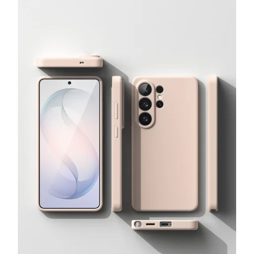 Samsung Galaxy S26 Ultra Ringke Silikónové Magnetické Magsafe puzdro Ružový piesok - 5