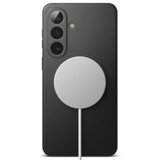 Samsung Galaxy S26+ Plus silikónové magnetické puzdro, čierne - 4