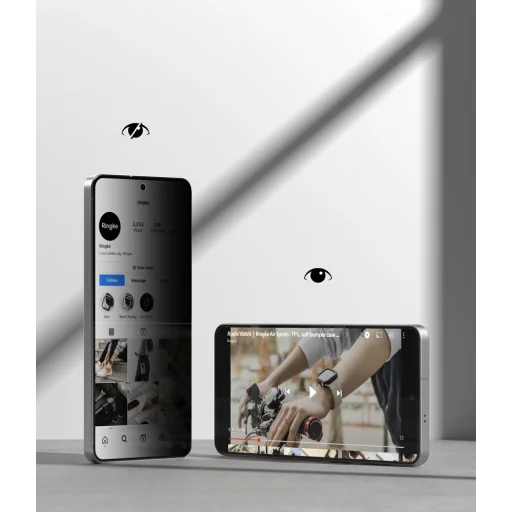 Samsung Galaxy S26+ Plus Ringke Easy Slide dvojdielne privátne ochranné sklo - 6