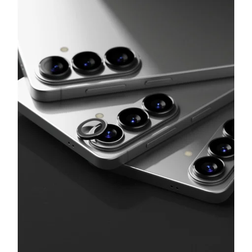 Samsung Galaxy S26 / S26+ Plus Chránič rámu fotoaparátu, 2 ks, čierna, sklenená fólia - 6