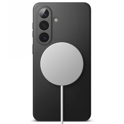 Samsung Galaxy S26 Ringke Silikónové Magnetické Magsafe Puzdro čierne - 4
