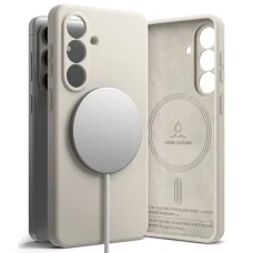 Samsung Galaxy S26 Ringke Silikónové Magnetické Magsafe puzdro Béžové