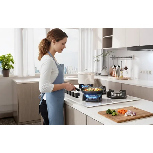 IsEasy MGBG-775 plynový sporák (biely) - 5