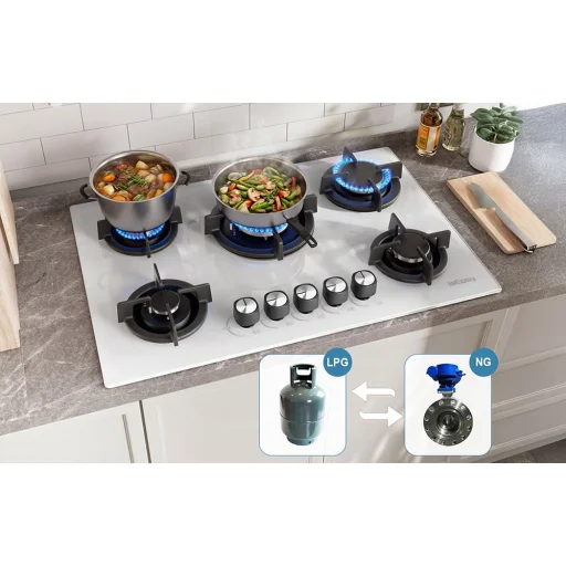 IsEasy MGBG-775 plynový sporák (biely) - 7