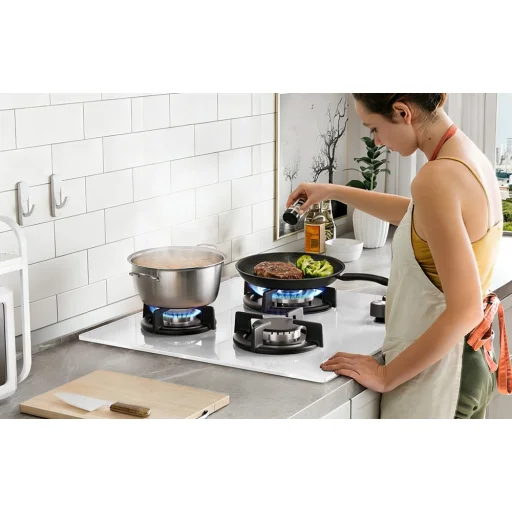 IsEasy MGBG-603 plynová varná doska (biela) - 6