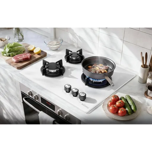 IsEasy MGBG-603 plynová varná doska (biela) - 8